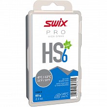 SWIX HS06-6, skluzný vosk 60g -6°C až -12°C