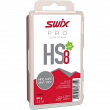 SWIX HS08-6, skluzný vosk 60g -4°C až +4°C