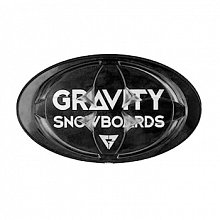 GRAVITY Logo Mat Black/White