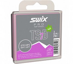 SWIX TS07B-40, skluzný vosk -2°C až -8°C Tuhý